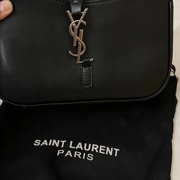 Saint Laurent Black & Silver Handbag - Picture 5 of 12